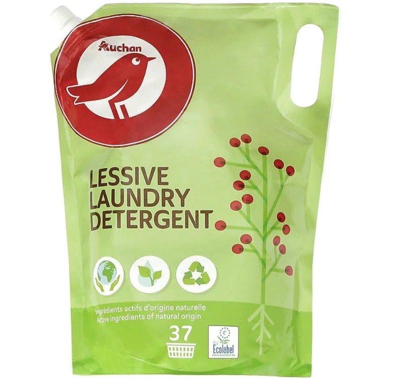 Гель для прання AUCHAN Еко, універсальний, автомат, 2л